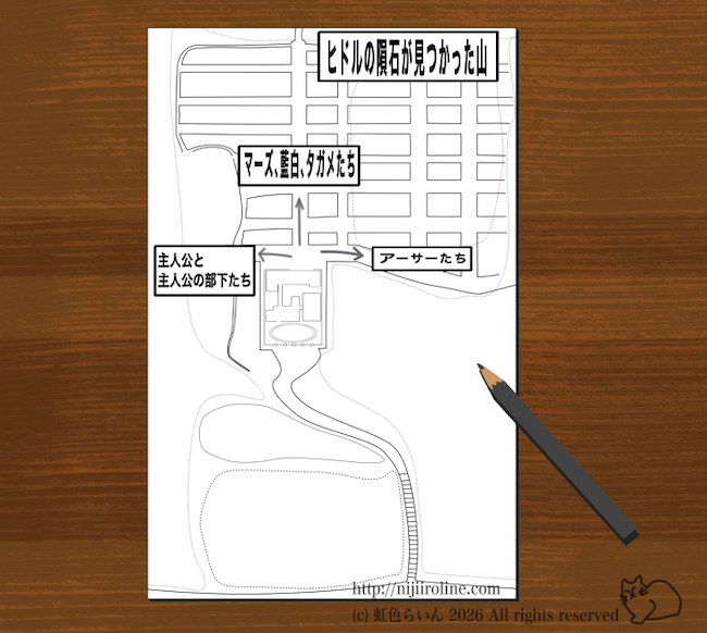 第二都市の地図